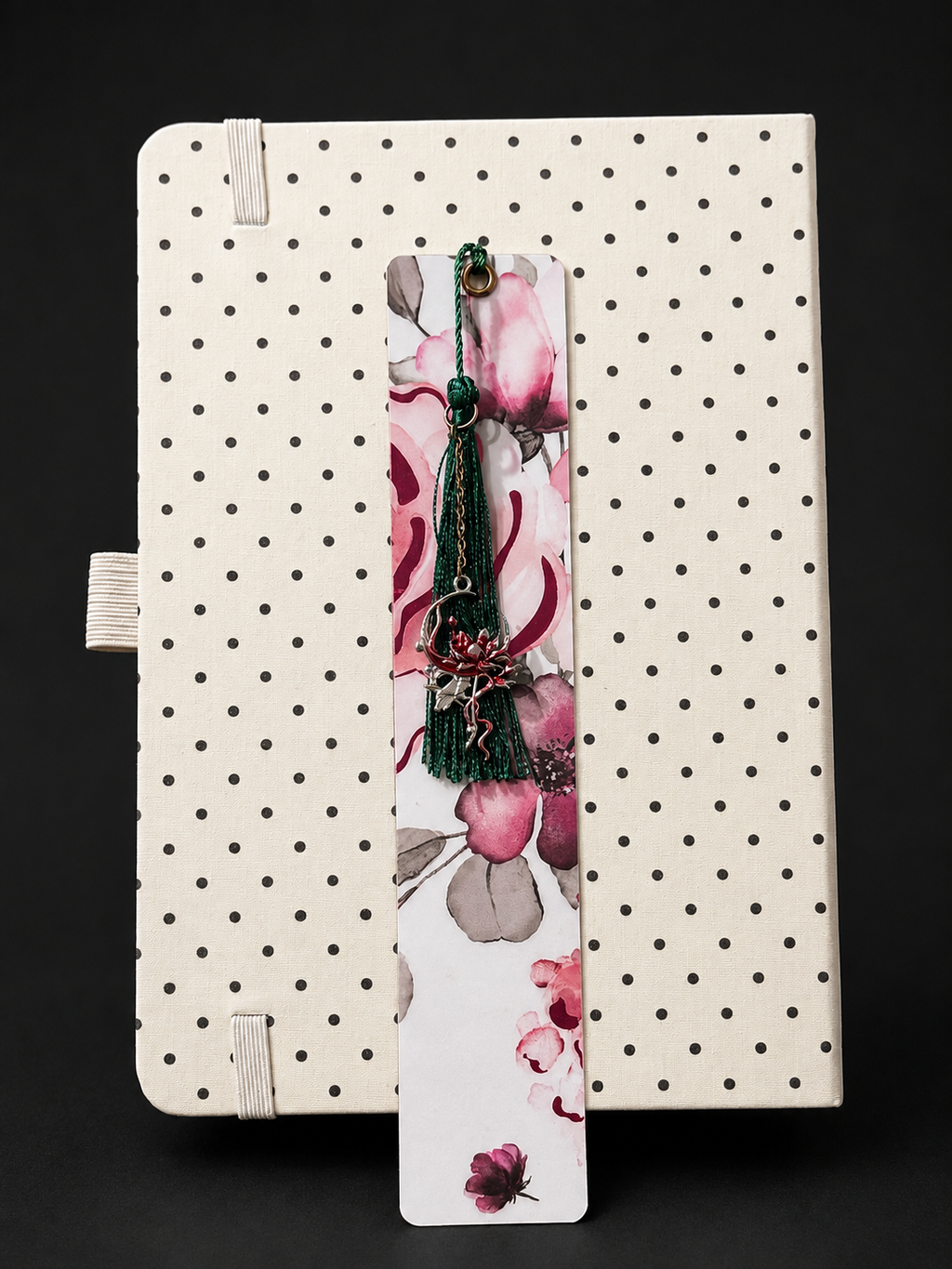 Whispering Roses Laminated Bookmark - 8” Double-Sided