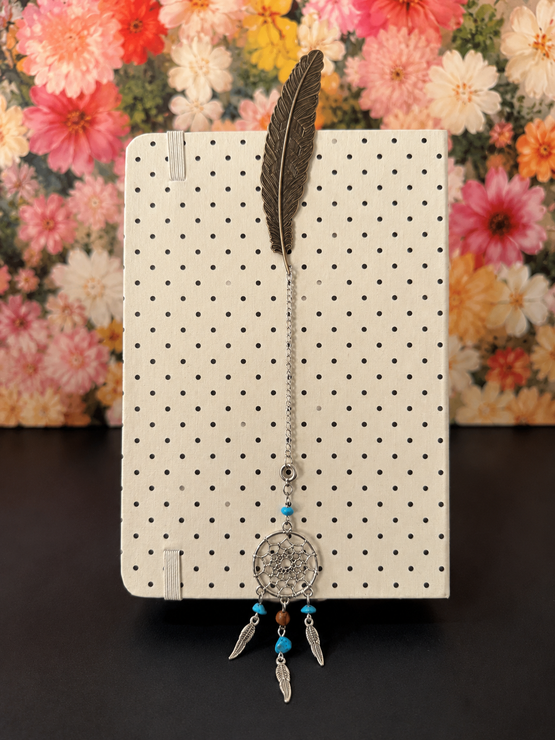 Dreamweaver Metal Feather Bookmark - 4.5"