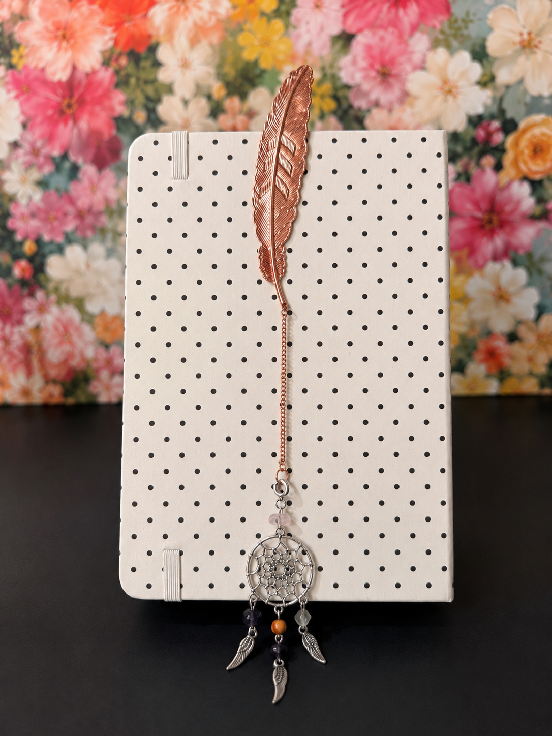 Dreamweaver Metal Feather Bookmark - 4.5"