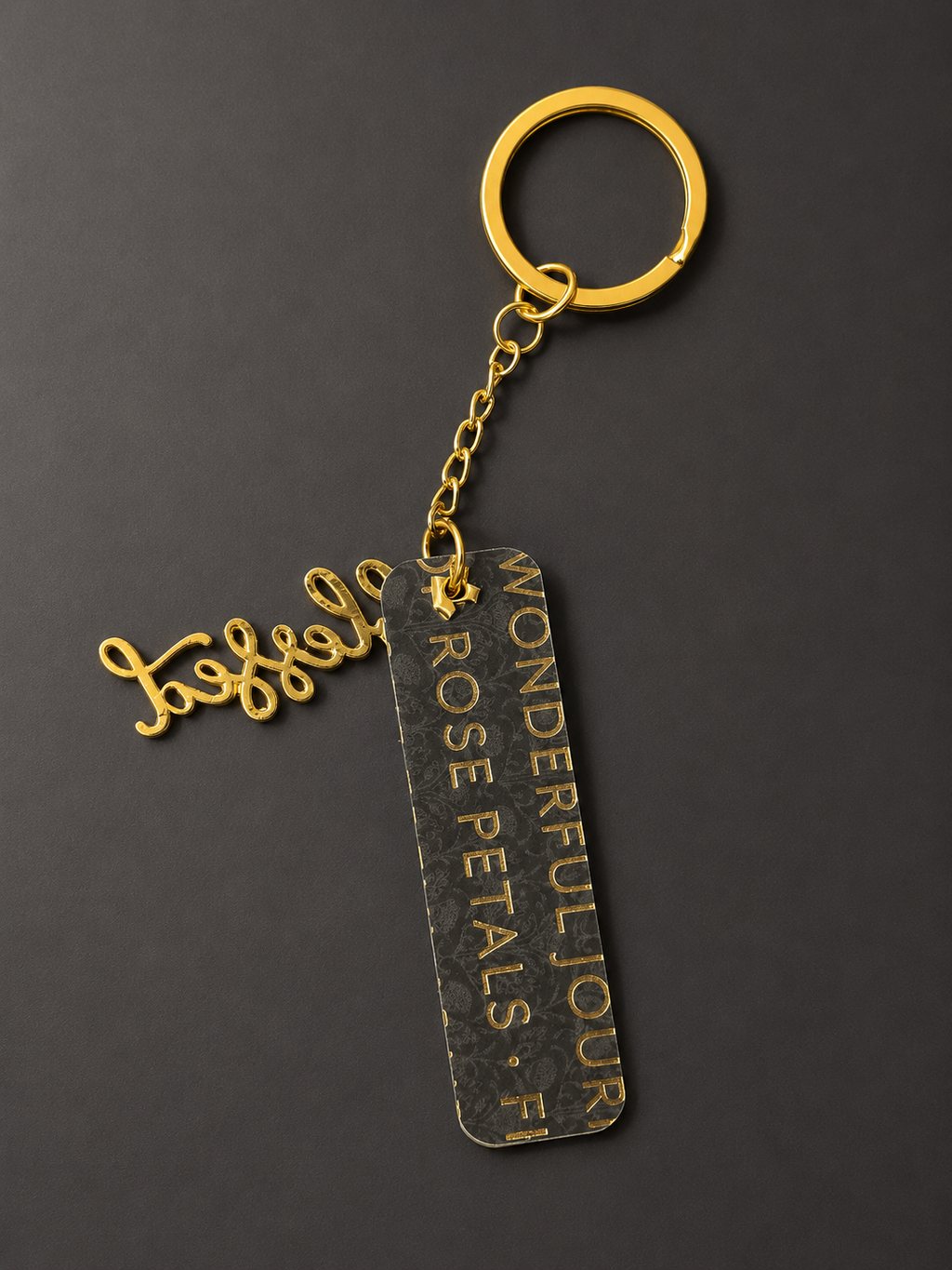 Midnight Garden “Blessed” Mini Bookmark Keychain - 2.5” Double-Sided Laminated Keepsake