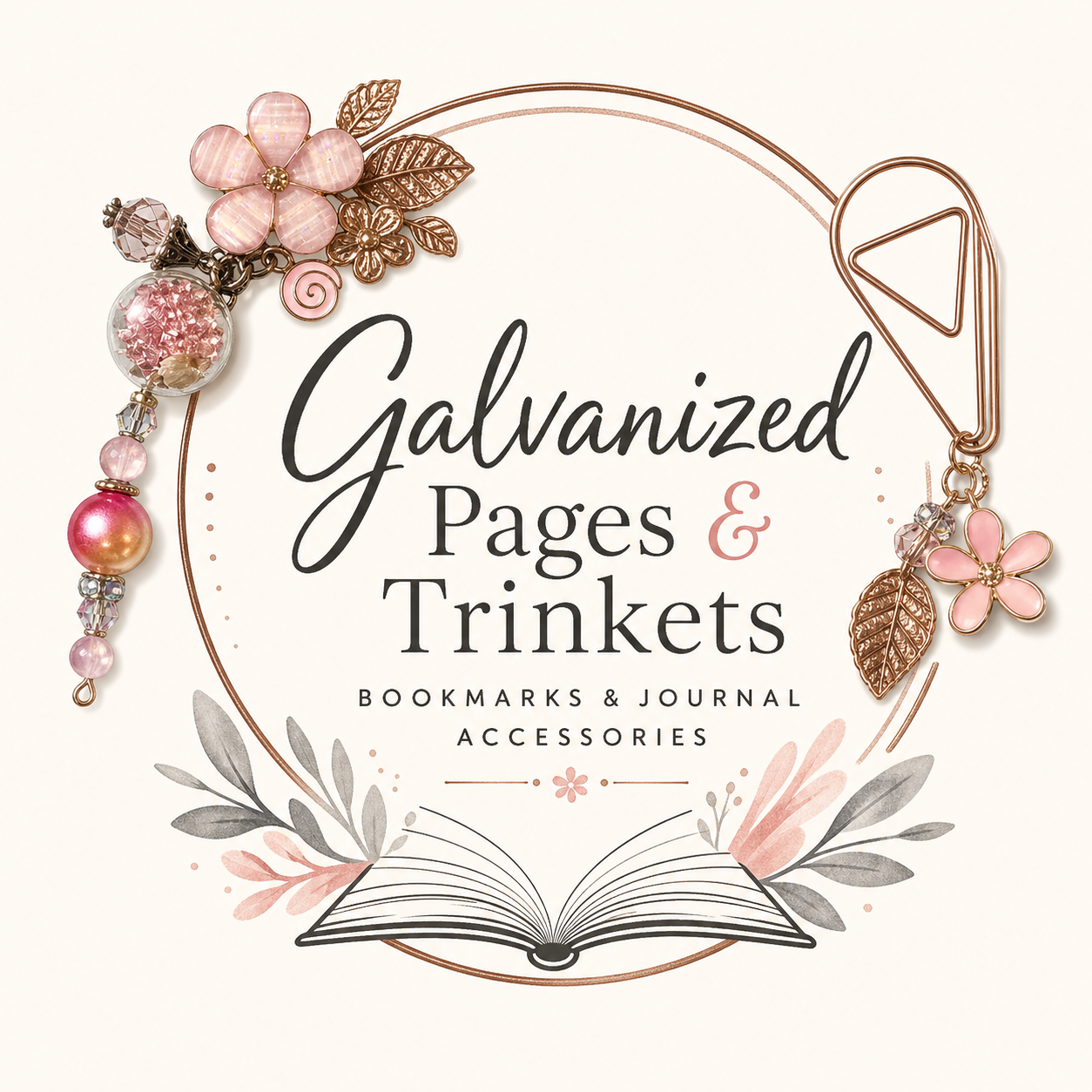 Galvanized Pages & Trinkets