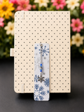 Winter Frost Snowflake Laminated Bookmark - 5.5" Double-Sided