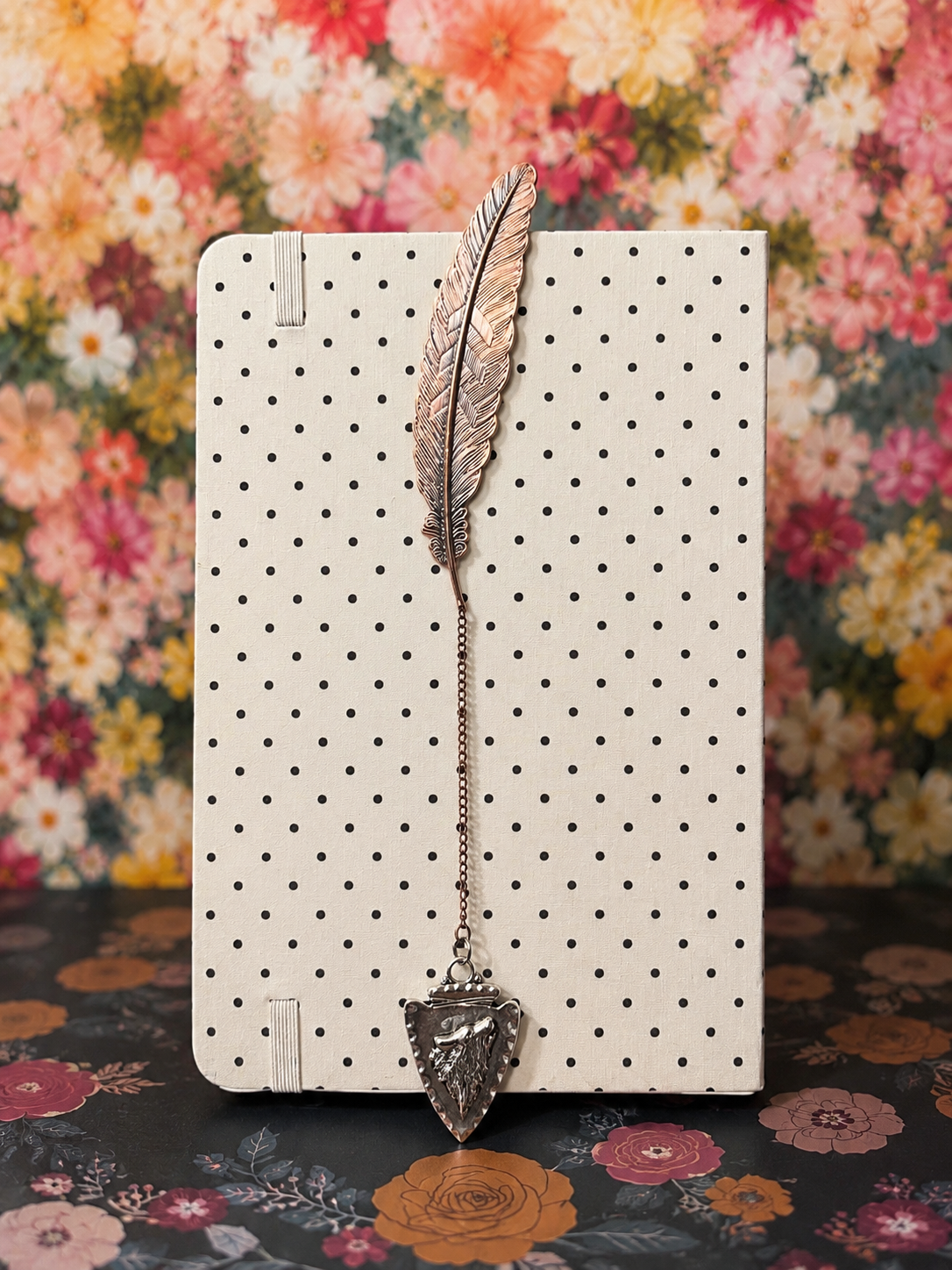 Arrow of the Wild Metal Feather Bookmark - 4.5"