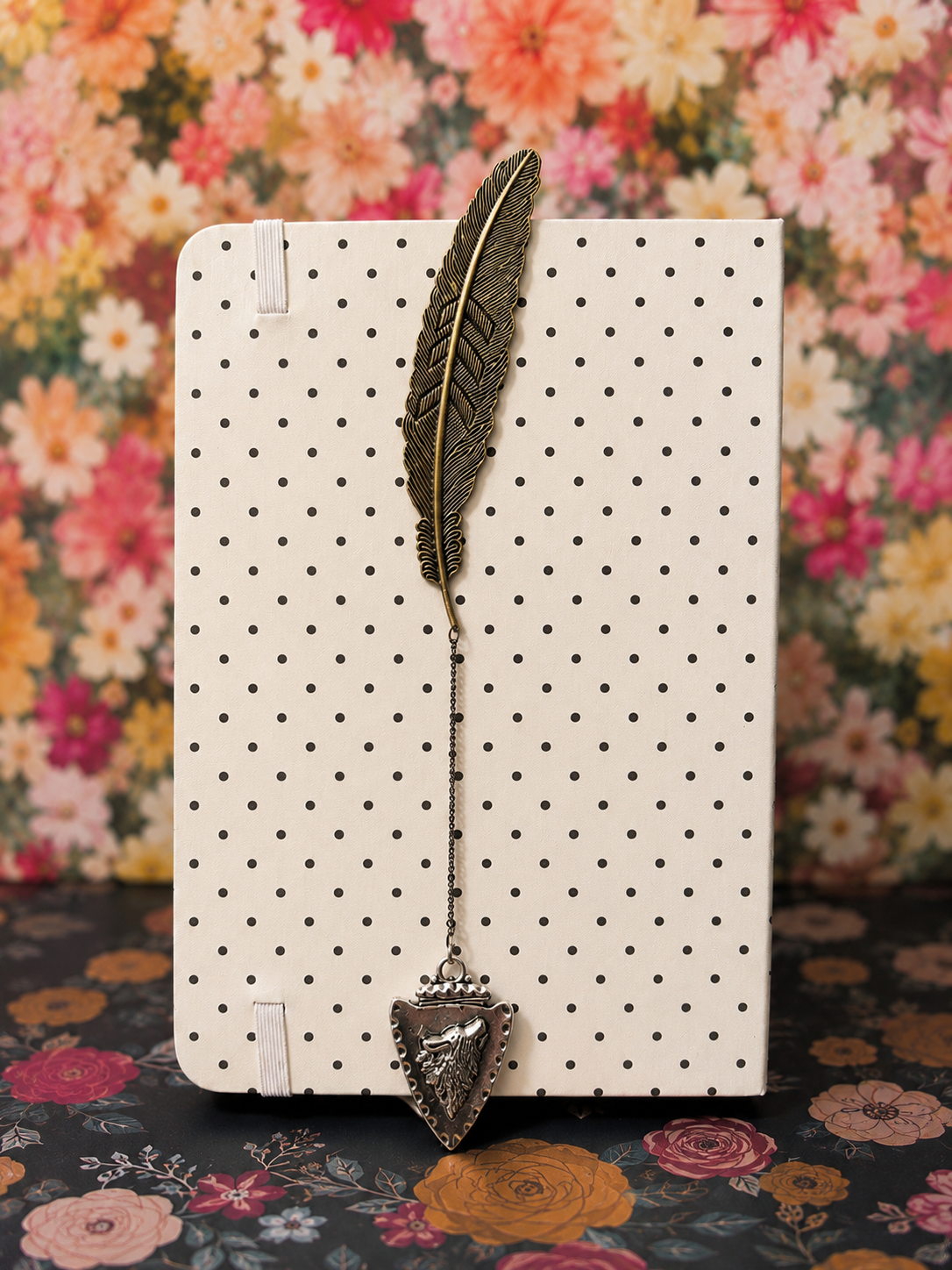 Arrow of the Wild Metal Feather Bookmark - 4.5"