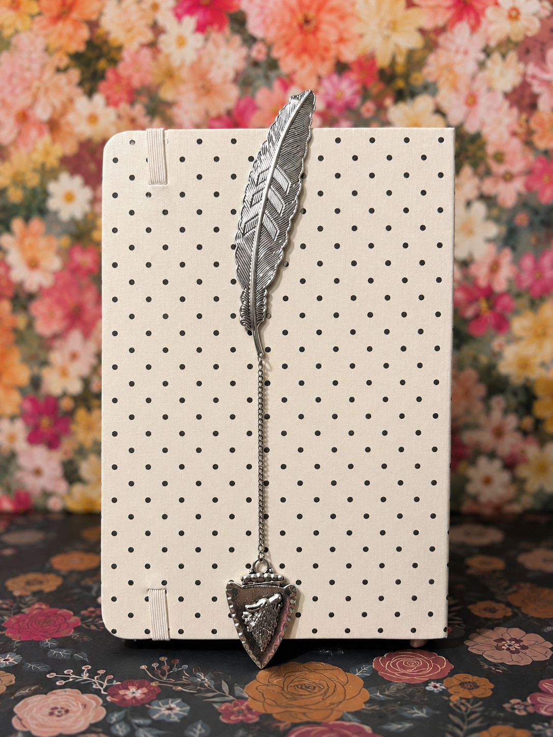 Arrow of the Wild Metal Feather Bookmark - 4.5"