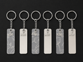 Silver Bloom "2026" Mini Bookmark Keychain - 2.5" Double-Sided Laminated Keepsake