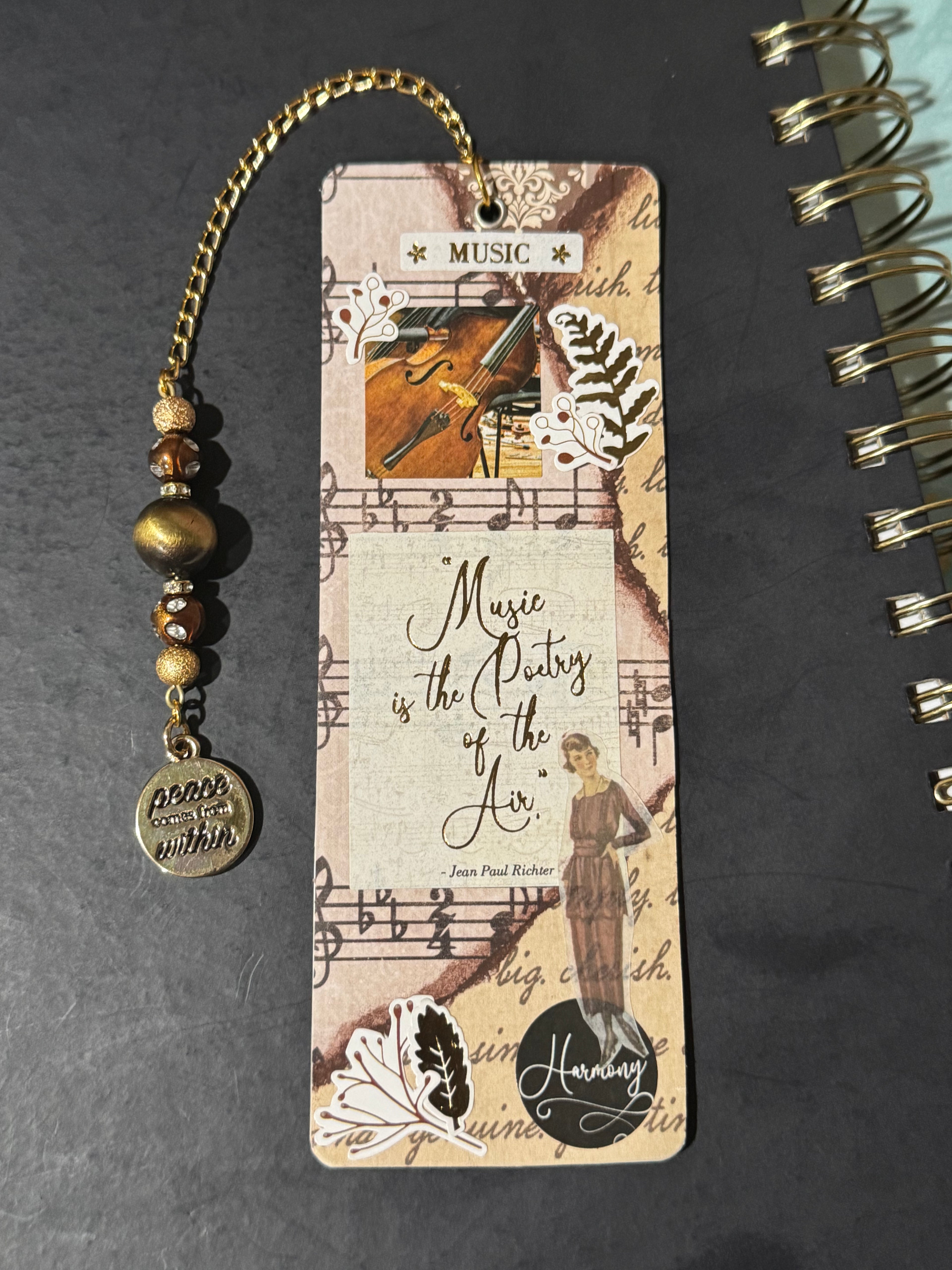 Harmony & Practice Ephemera Bookmark - 5.5" Double-Sided