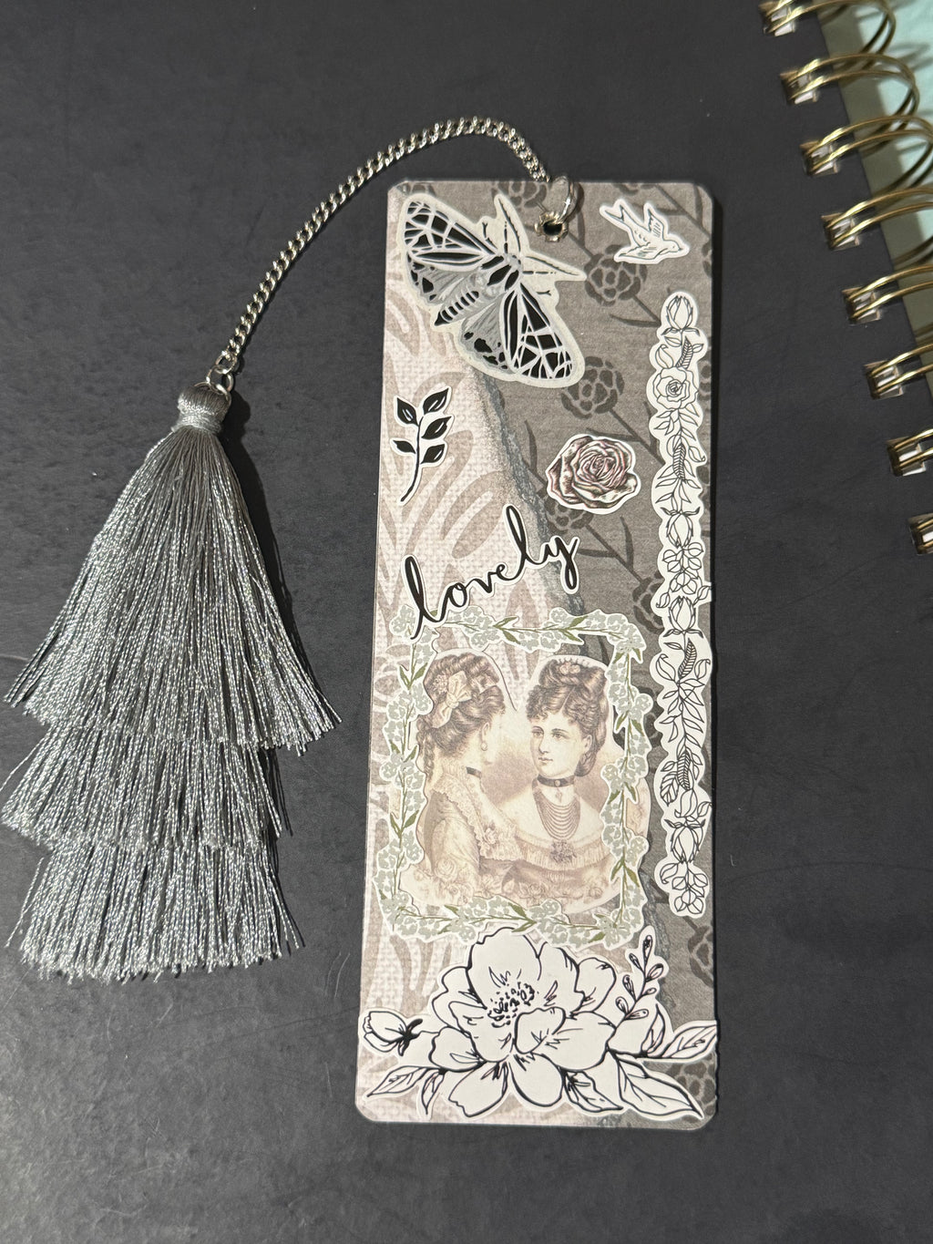 Silver Sage Ephemera Bookmark - 5.5" Double-Sided