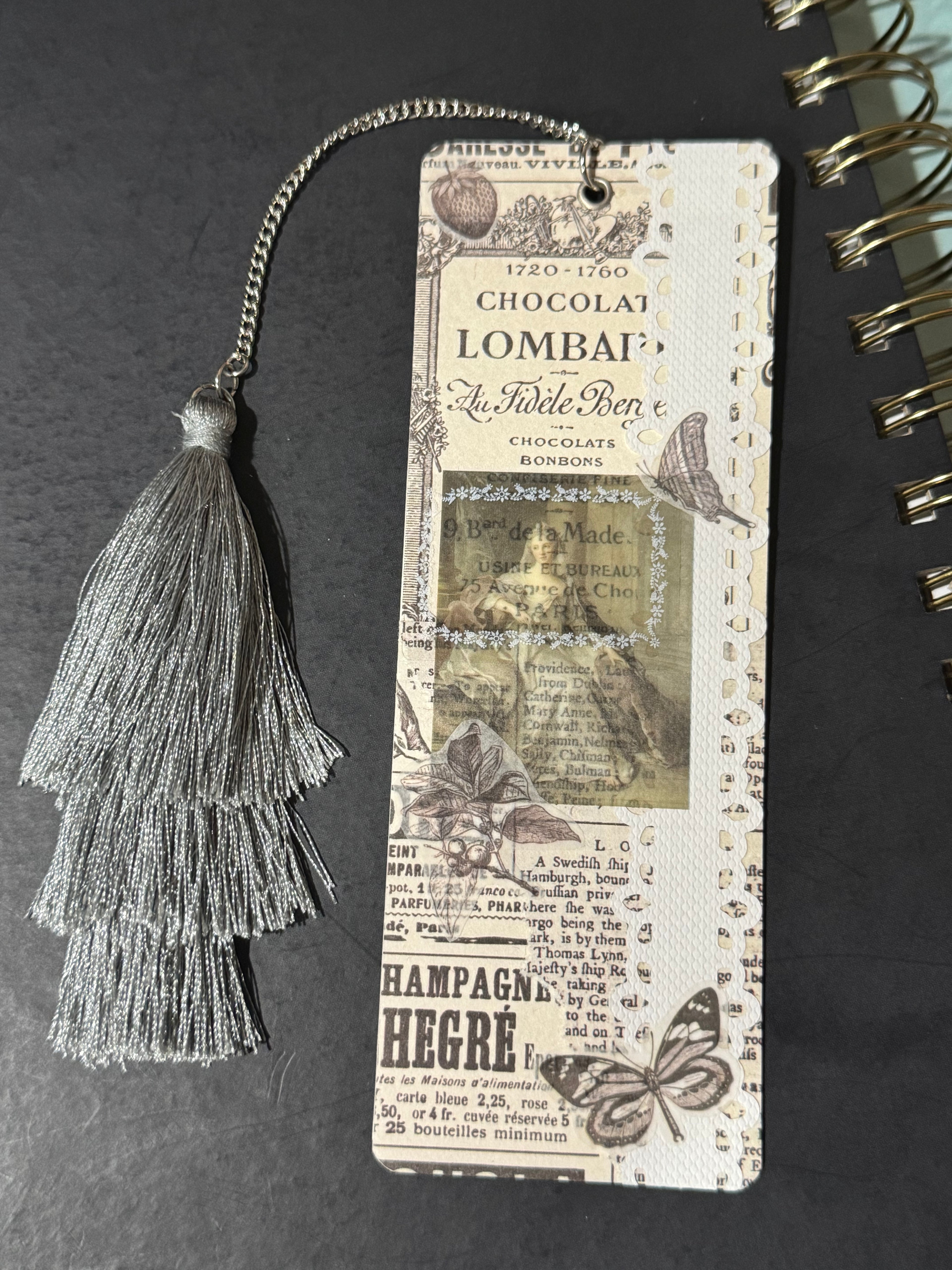 Silver Sage Ephemera Bookmark - 5.5" Double-Sided