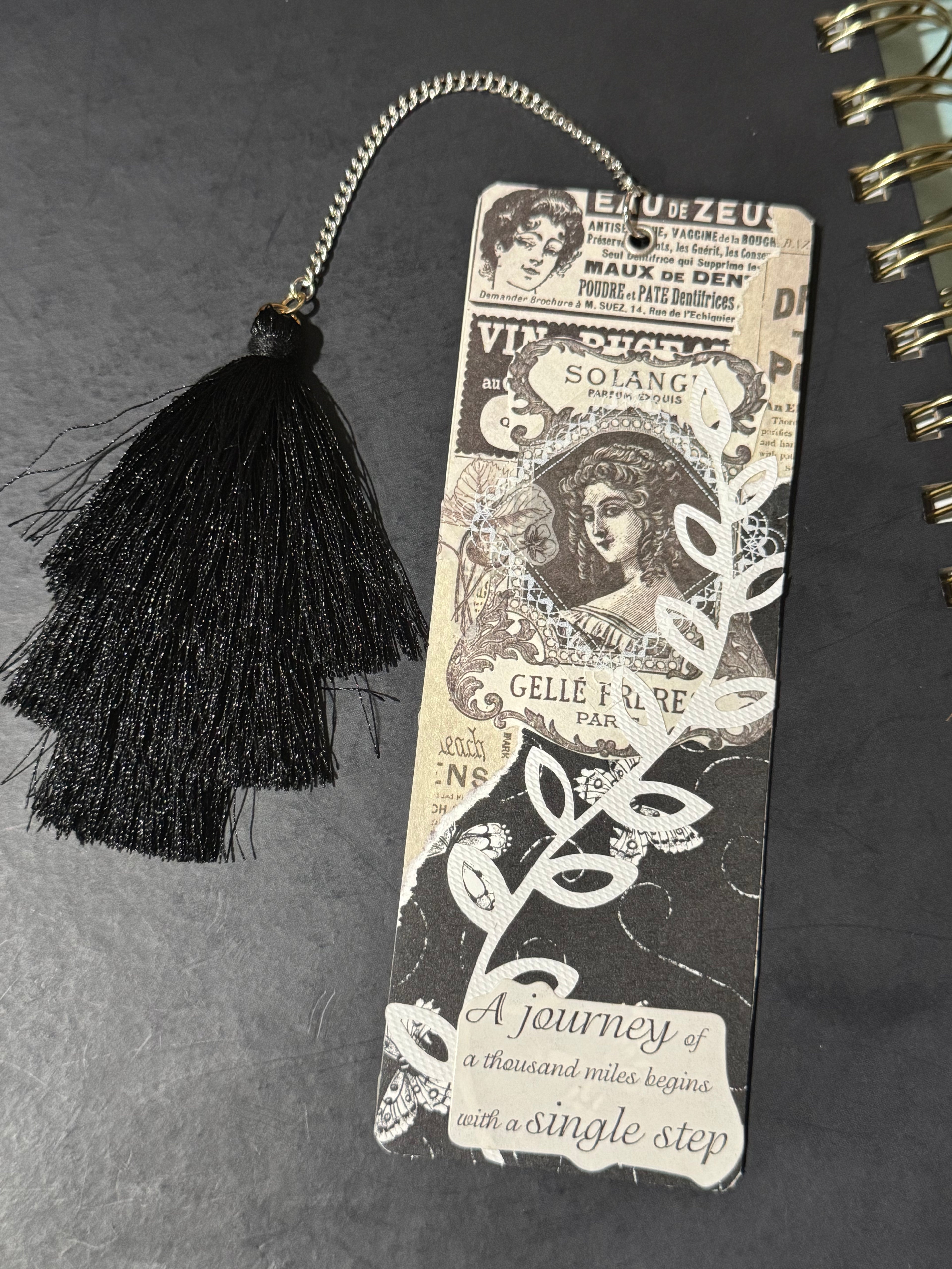 Midnight Manor Ephemera Bookmark - 5.5" Double-Sided