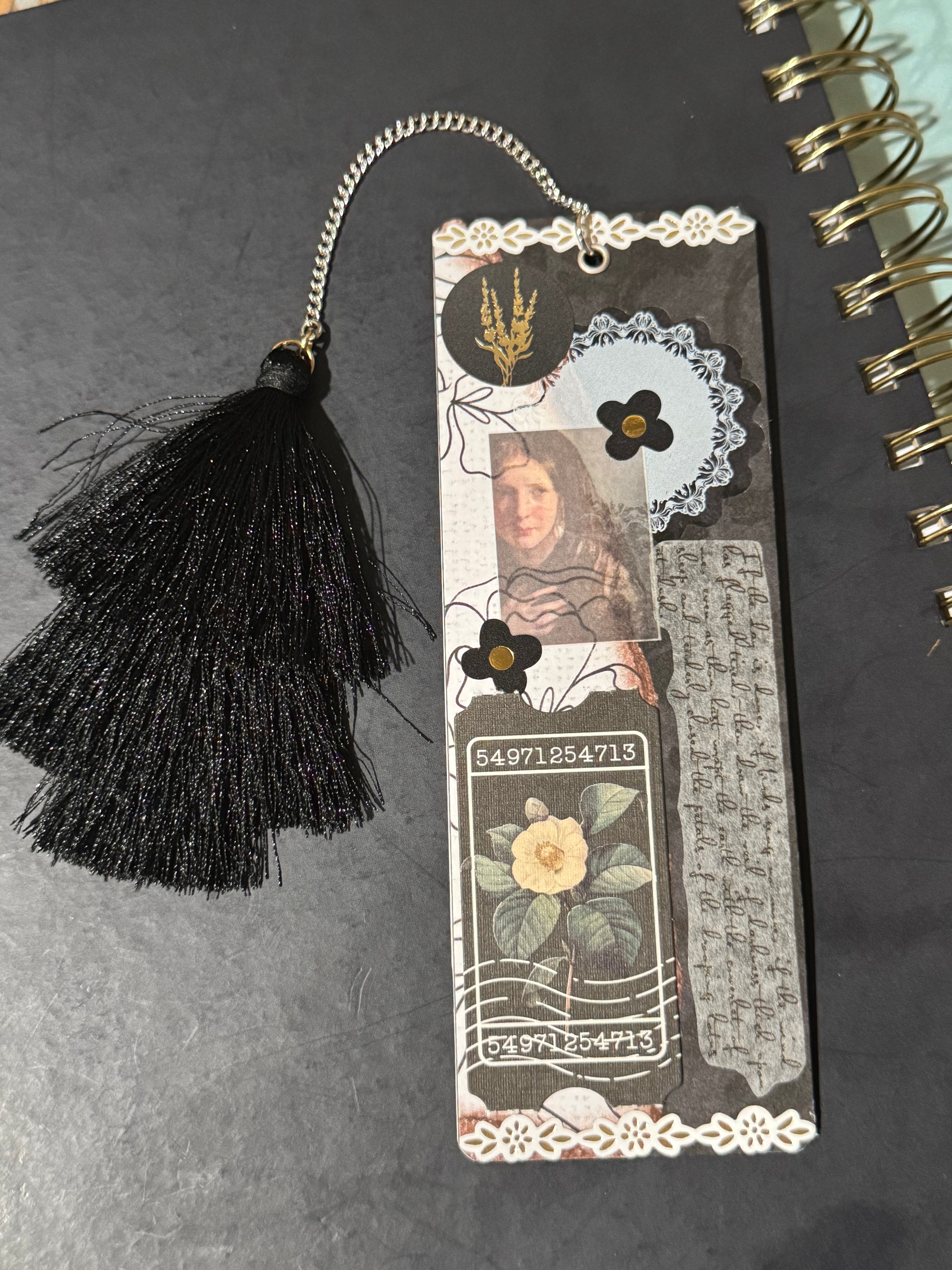 Midnight Manor Ephemera Bookmark - 5.5" Double-Sided