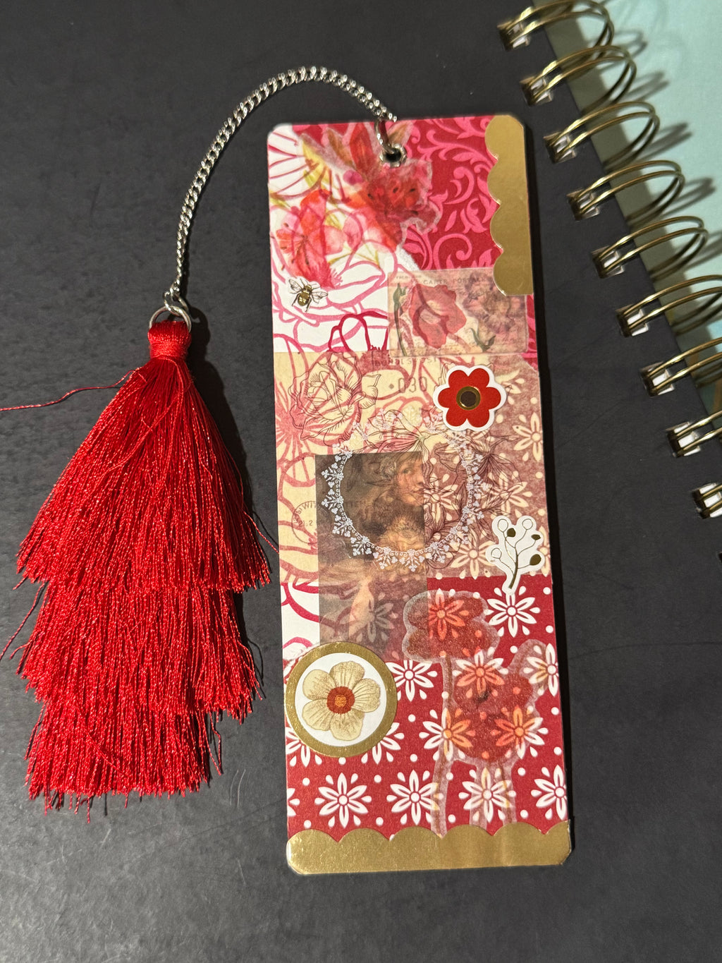 Vintage Romance Ephemera Bookmark - 5.5" Double-Sided