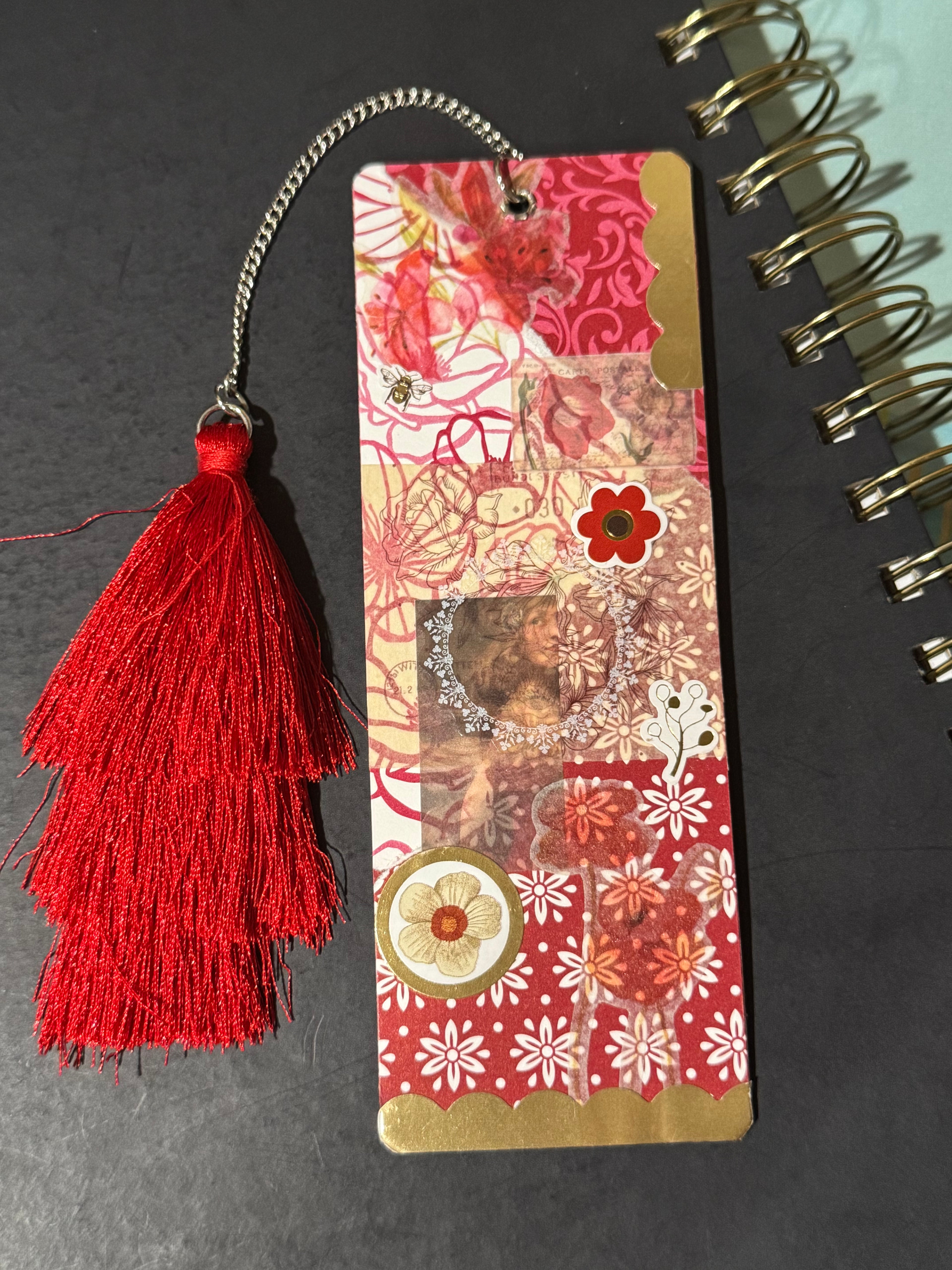 Vintage Romance Ephemera Bookmark - 5.5" Double-Sided